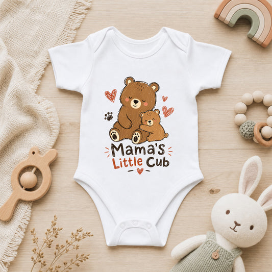 Mama's Little Cub - Kids Rompers
