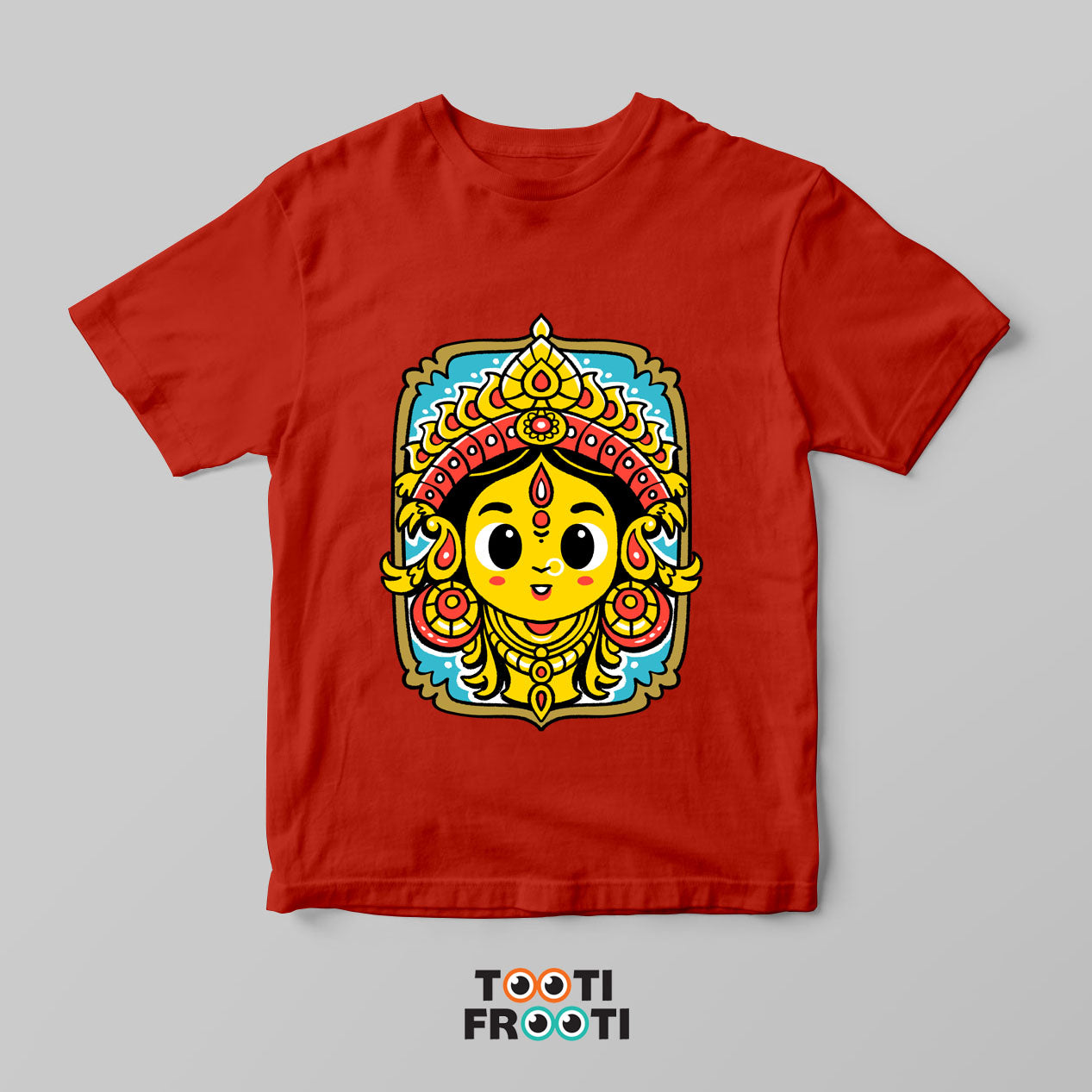 Maa Durga - Crew Neck Cotton T-Shirt