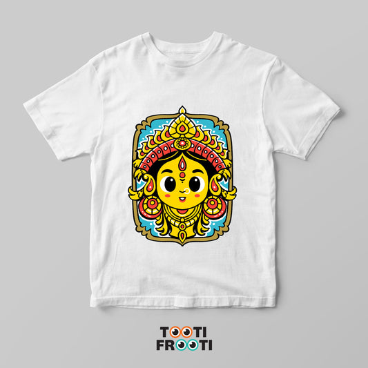 Maa Durga - Crew Neck Cotton T-Shirt