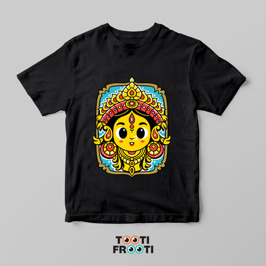 Maa Durga - Crew Neck Cotton T-Shirt