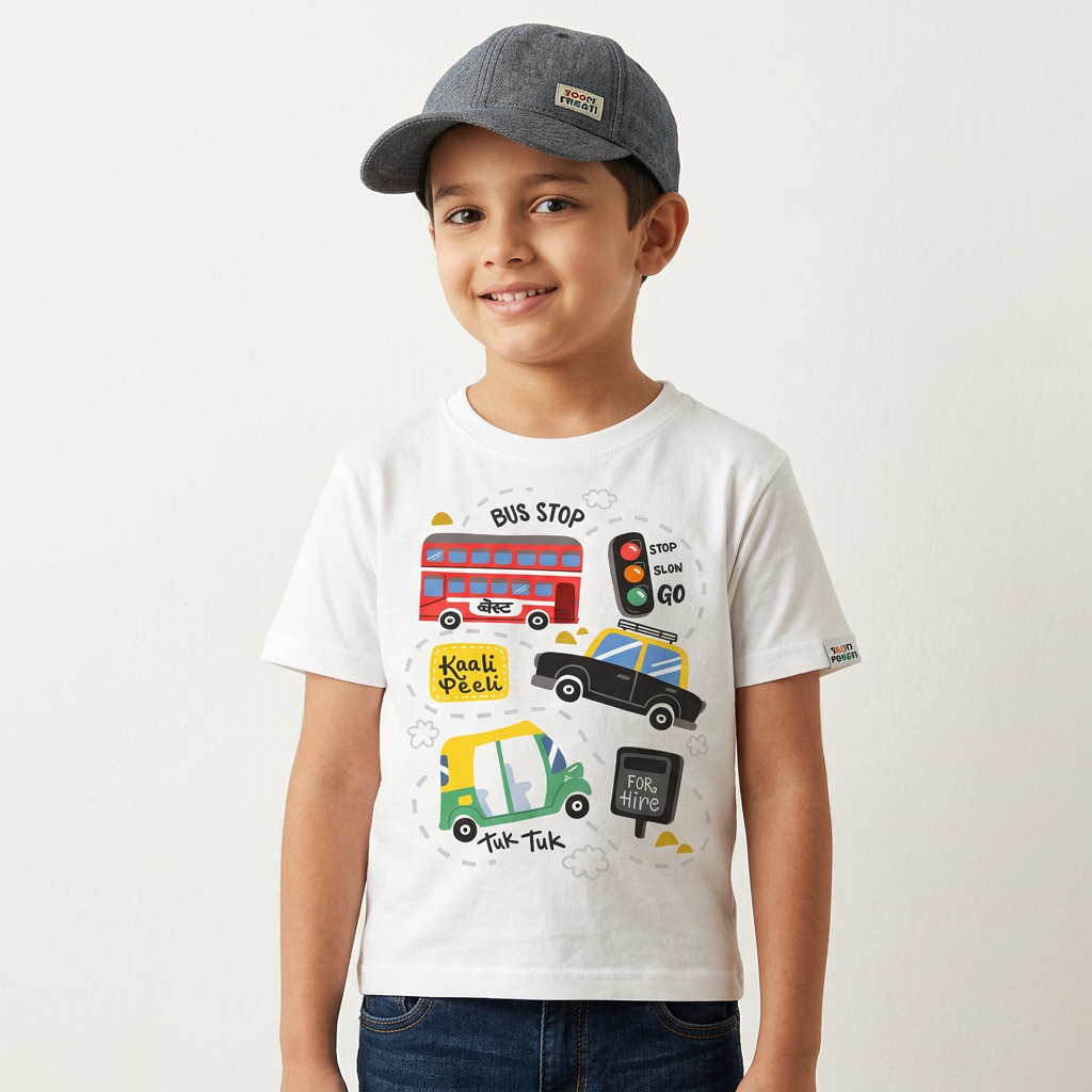 City Traveller - kids crew Neck T-Shirt