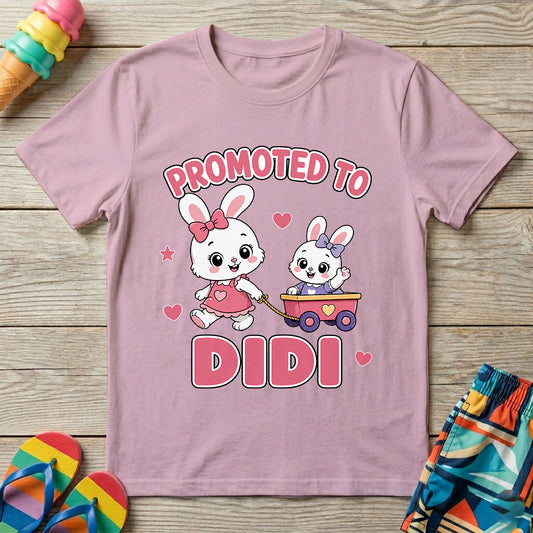 Promoted to Didi - Kids Crew Neck T-Shirt