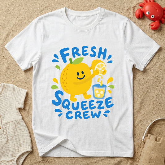 Fresh Squeeze Crew - Kids Crew Neck T-Shirt