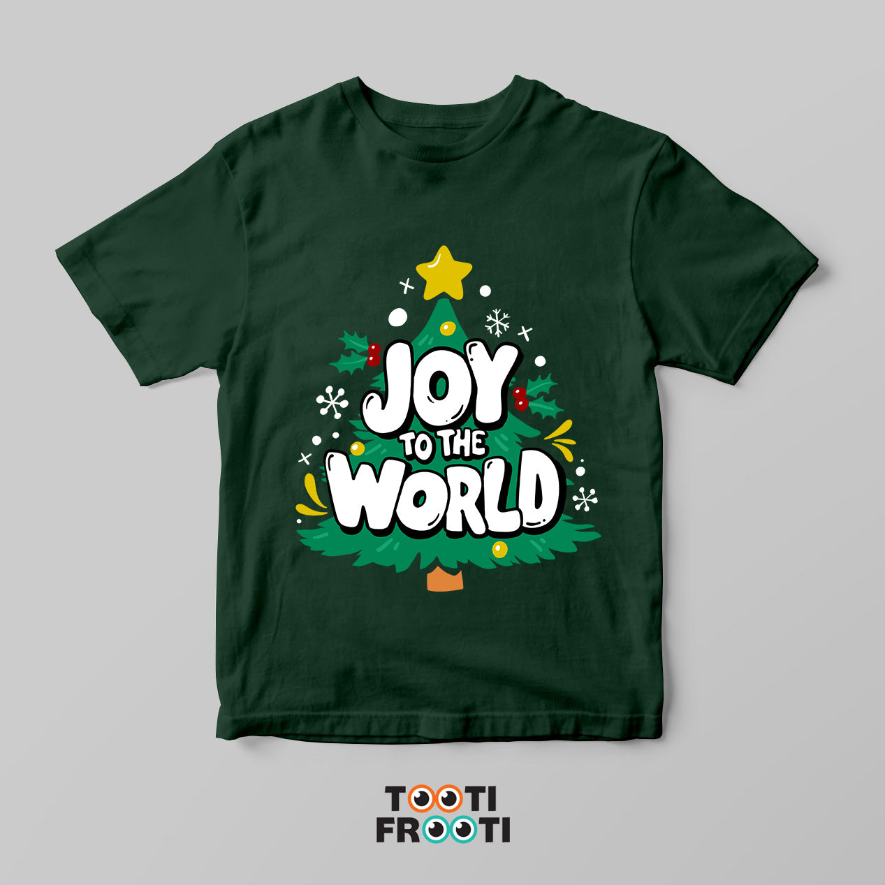 Joy to the World - kids Crew Neck T-Shirt