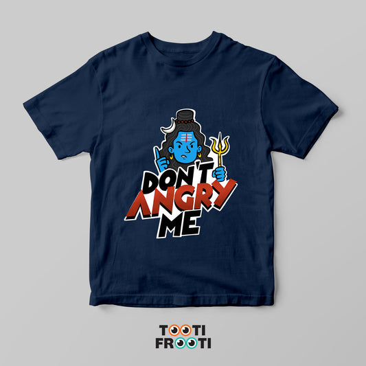 Don't Angry Me - Boy's Crew Neck T-Shirt