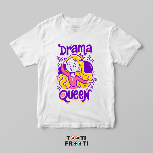 Drama Queen - Girl's Crew Neck T-Shirt
