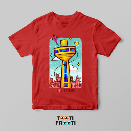 I Love Ahmedabad - Patang - Kids Crew Neck T-Shirt