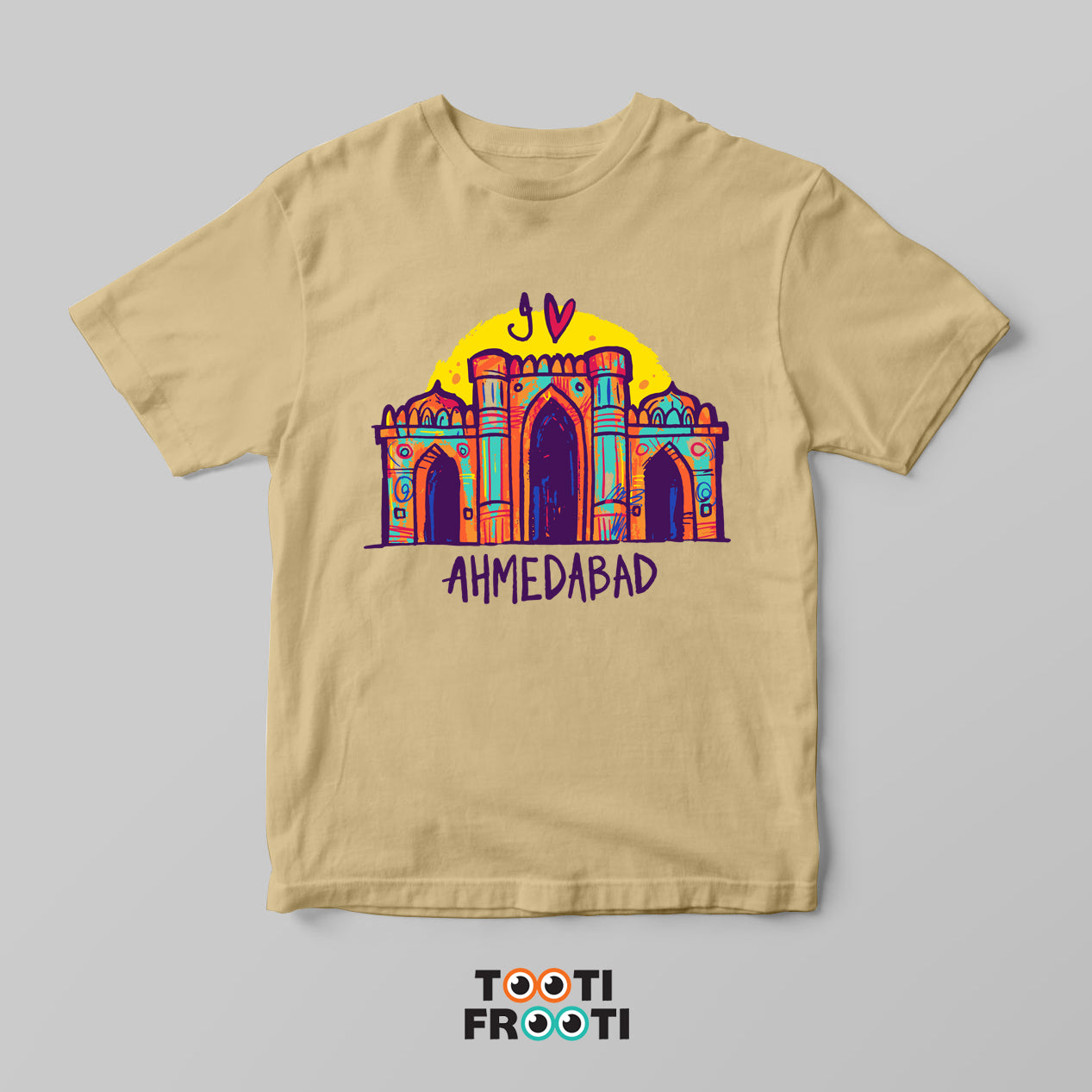 I Love Ahmedabad - Heritage 2 - Kids Crew Neck T-Shirt