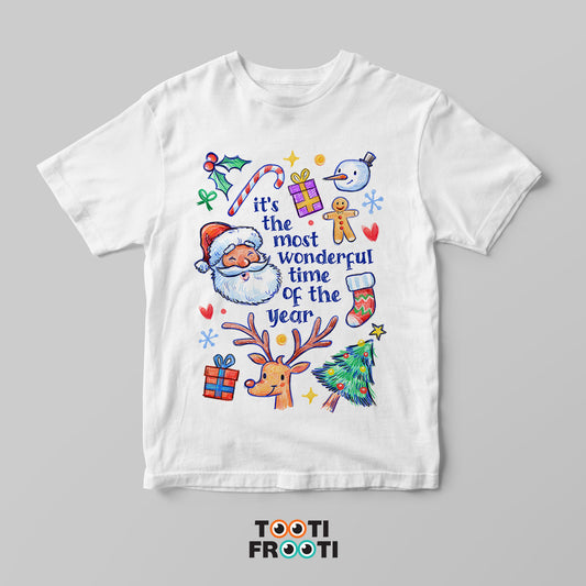 its the most wonderful time of the year - Kids Crew Neck T-Shirt