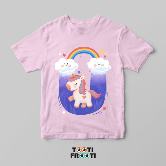 U for Unicorn - Kids Crew Neck T-Shirt
