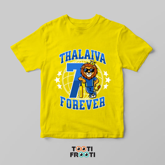 CSK Thalaiva Forever - Crew Neck T-Shirt